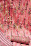 Zooara Pink Color Cotton Function And Wedding Dress Matrials With Bottom And Dupatta