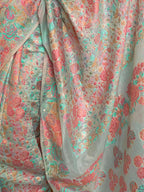 Vsaree Designer Kashmiri Art Silk Saree With Having Rich Pallu And Blouse