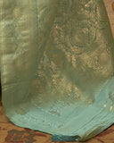 Vsaree Banarasi Silk Golden Border With Banarasi Design Saree And Blouse