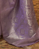 Vsaree Banarasi Silk Golden Border With Banarasi Design Saree And Blouse