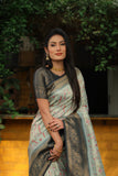 Vsaree Parrot Design Copper Zari Weaving Kanjivaram Silk Saree With Attrective Blouse And Rich Pallu