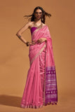 Vsaree Pink Designer Art Silk Saree With Having Rich Pallu And Blouse