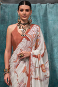 Vsaree Brown Banarasi Silk Designer Saree With Banarasi Border And Blouse