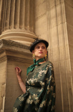 Vsaree Green Banarasi Soft Satin Silk Zari Weaving Border And Woven Pallu Saree With Blouse For Women