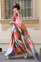 Vsaree Peach Banarasi Silk Designer Saree With Banarasi Border And Blouse
