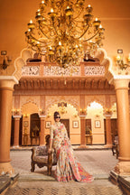 Vsaree Cream Cotton Blend Saree And Zari With Multiple Thread Work Pallu And Boder With Blouse