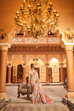 Vsaree Cream Cotton Blend Saree And Zari With Multiple Thread Work Pallu And Boder With Blouse