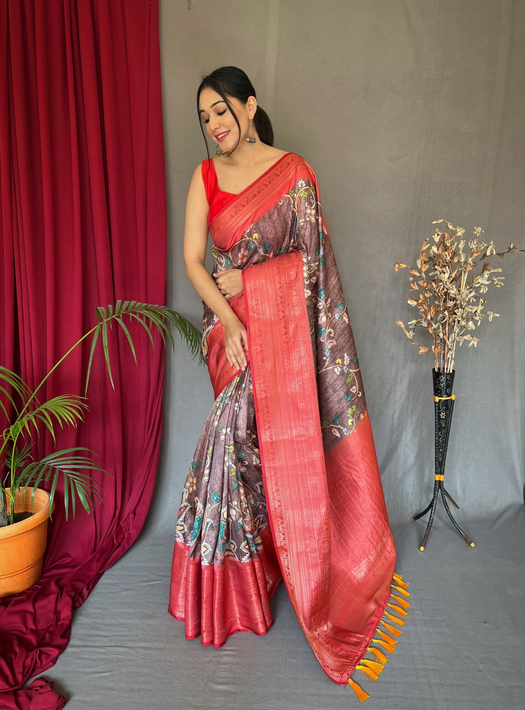 Vsaree Patola Soft Silk Saree And Zari Weaving With Rich Pallu Saree And Blouse
