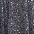 GreyThread And Multi Sequins embroiderd Georette Designer Saree With Fancy Blouse