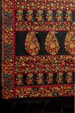 Women's Black color With Golden Zari Kalamkari Cotton saree with Customize blouse piece