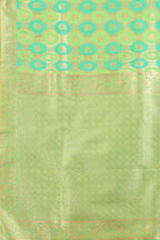 Designer Banarasi Soft Lichi Silk Saree With Fancy Blouse