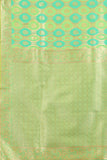 Designer Banarasi Soft Lichi Silk Saree With Fancy Blouse