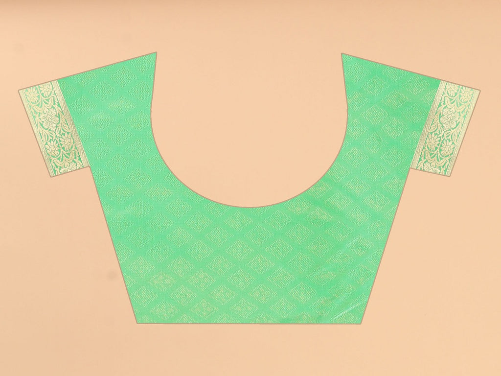 Designer Banarasi Soft Lichi Silk Saree With Fancy Blouse