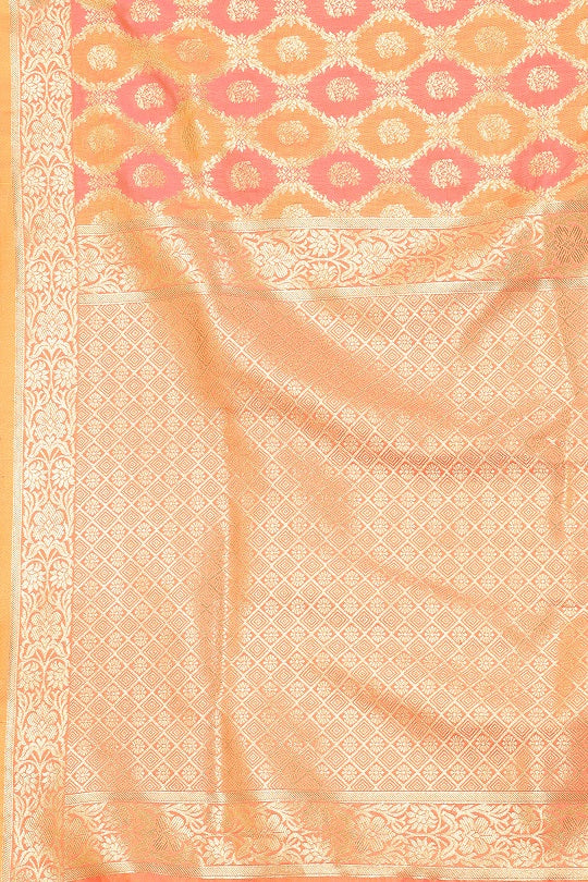 Designer Banarasi Soft Lichi Silk Saree With Fancy Blouse