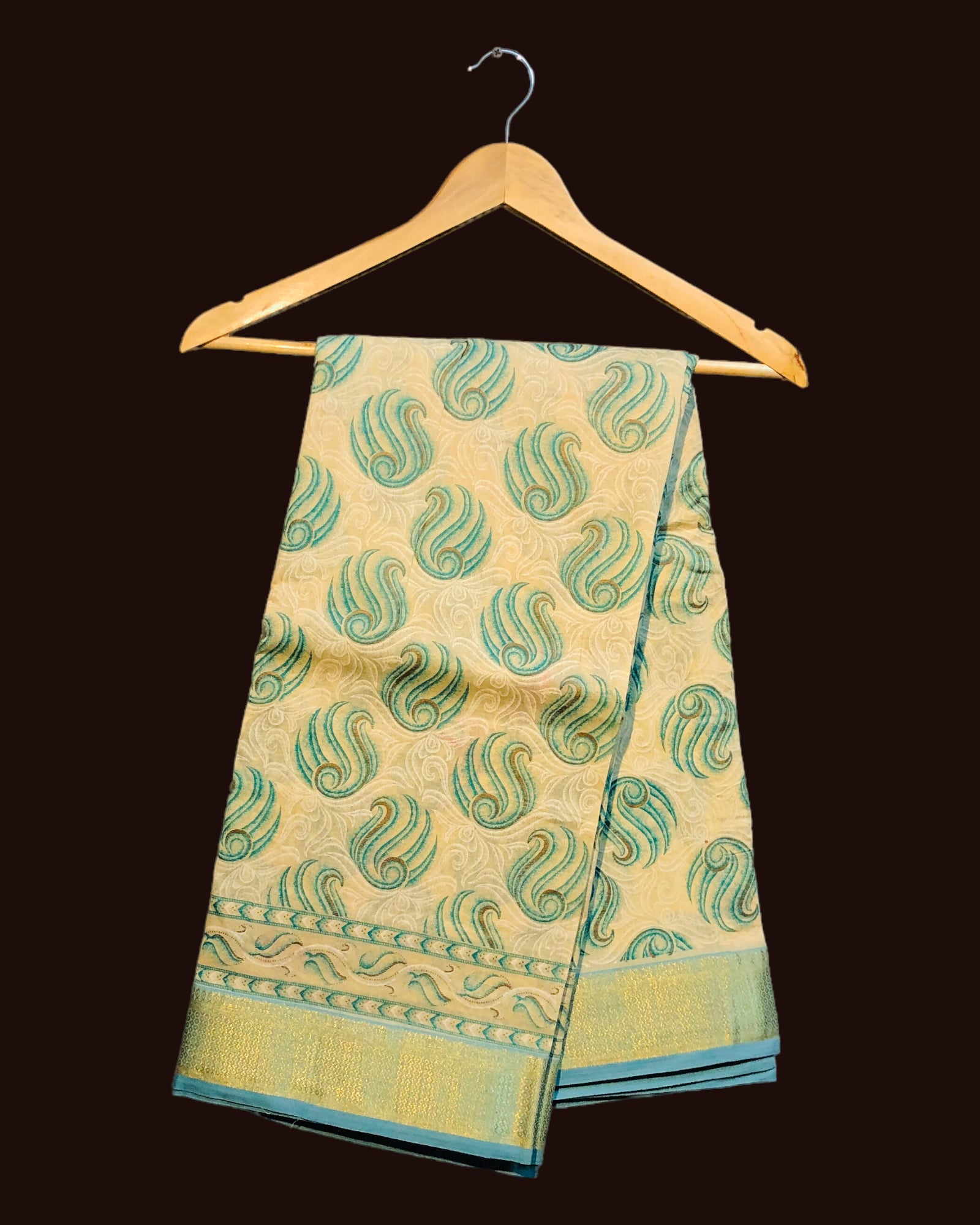 Women's Woven Pure Cotton Saree Ethnic wear Wedding Sari with Blouse Pices