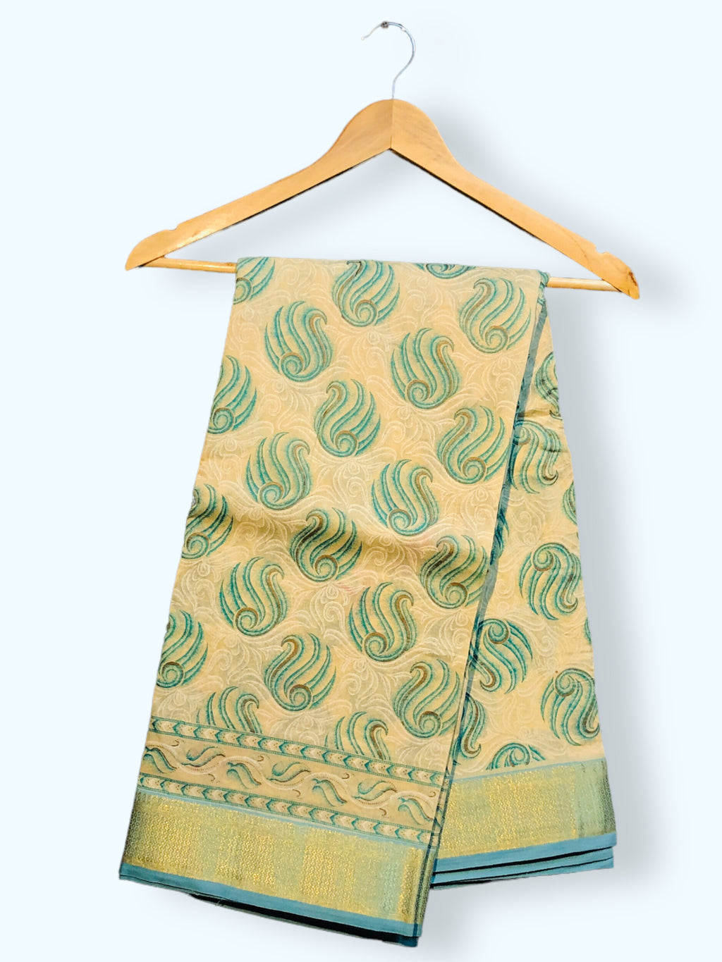 Women's Woven Pure Cotton Saree Ethnic wear Wedding Sari with Blouse Pices